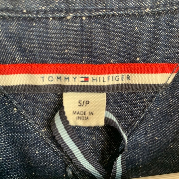 NWT TOMMY HILFIGER Denim Pullover Dress - Picture 7 of 8
